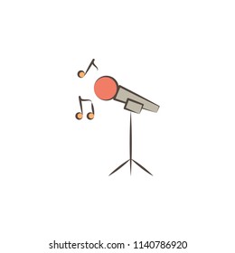singer tools icon. Element of professions tools icon for mobile concept and web apps. Sketch singer tools icon can be used for web and mobile