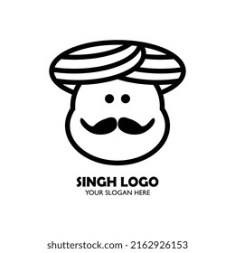 einfaches minimalistisches Design mit singleuralem Logo