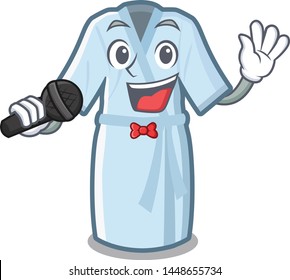 Singing bathrobe stored in the character cupboard