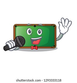 Singing billiard table in the mascot playroom