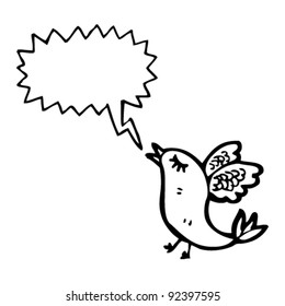 singing bird cartoon