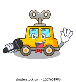 Singing cartoon clockwork toy car for gift