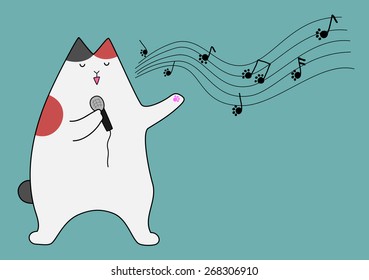 singing cat