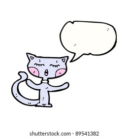 singing cat cartoon character