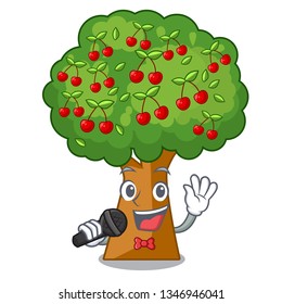 Singing cherry tree toys in character shape