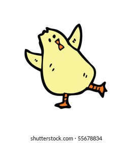 singing chick cartoon