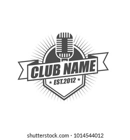 Singing Club Logo Template