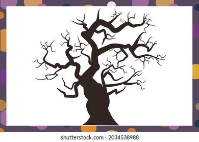 Singing Creepy And Scary Tree Silhouette, Halloween Decorations And Designs