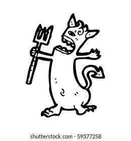 singing demon cartoon