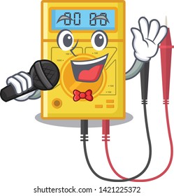 Singing digital multimeter toys in cartoon shape
