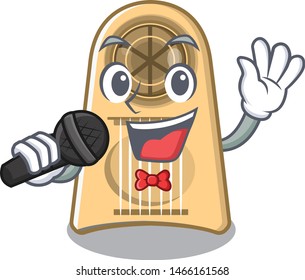 Singing egg slicer in the mascot shape