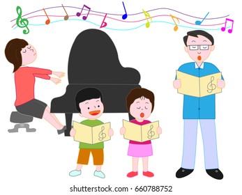 Singing family