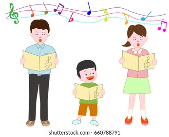 Singing family