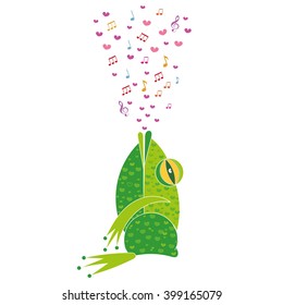 singing frog
