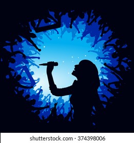 Singing girl