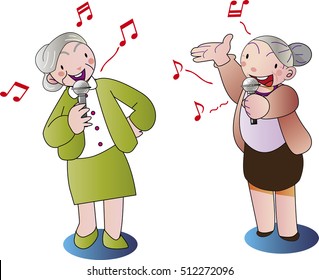 Singing grandma