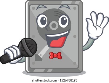 Singing internal hard drive above character table