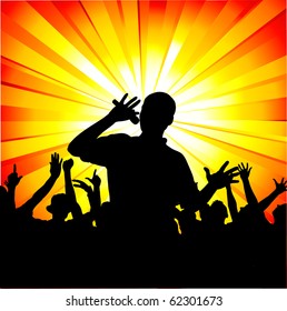 Singing man
