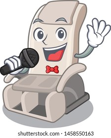 Singing massage chair the middle room cartoon