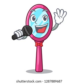 Singing mirror on the character dressing table