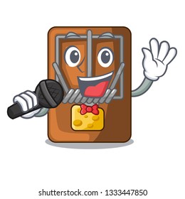 Singing mousetrap isolated with in the cartoon