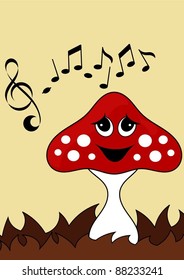 singing mushroom