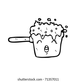 singing pan cartoon
