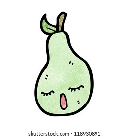 singing pear cartoon