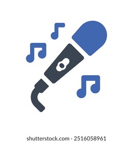 Ícone de música de canto, Gráficos Vetoriais