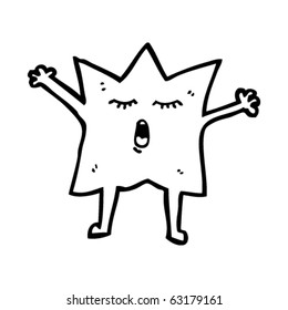 singing star cartoon