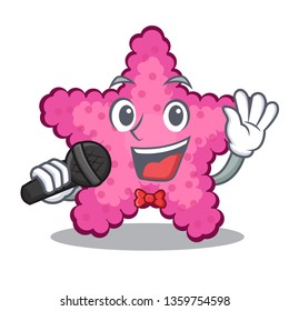 Singing toy pink starfish the character table