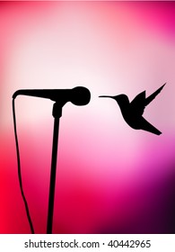 singing vector hummingbird