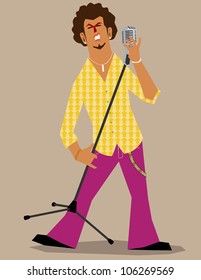 Singing Young Man