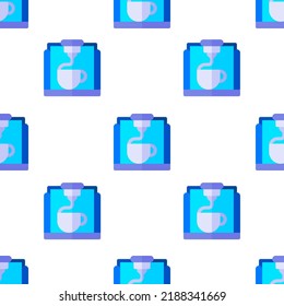 Single 3d printer pattern. 3d printer concept. flat trendy Vector seamless Pattern, background, wallpaper