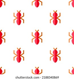 Single ant pattern. ant concept. flat trendy Vector seamless Pattern, background, wallpaper