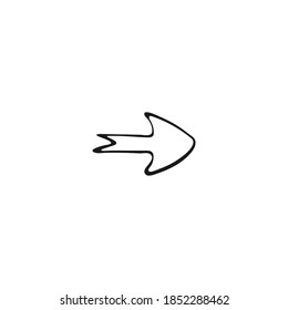 Einfaches Element im Doodle Business Set. Handgezeichnete Vektorgrafik.