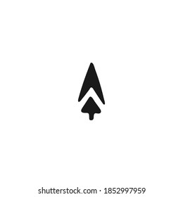 Einfaches Element im Doodle Business Set. Handgezeichnete Vektorgrafik.