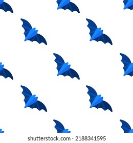 Single bat pattern. bat concept. flat trendy Vector seamless Pattern, background, wallpaper