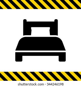 Single bed icon