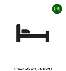 Single bed icon