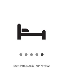 Single bed icon