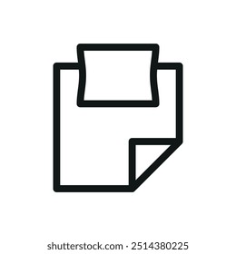 Icono aislado del sistema de la ropa de cama, icono del Vector de la ropa de cama con el movimiento editable