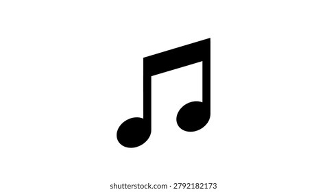 Single black eighth note symbol