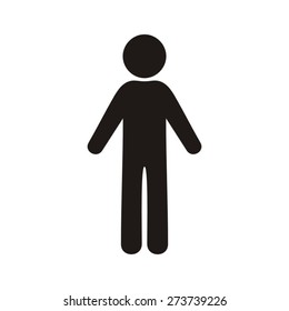 Similar Images, Stock Photos & Vectors of Man standing silhouette long