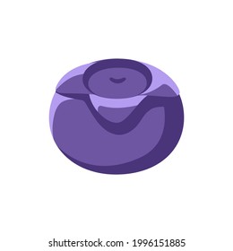 Ilustración vectorial del elemento clipart de un solo arándano