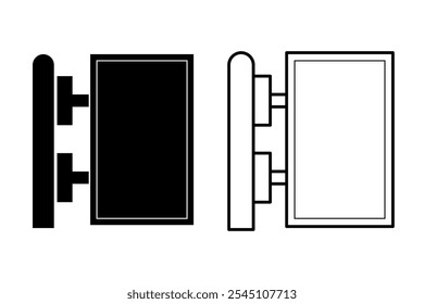 Ícone de placa única desenho animado, adesivo vetor plano