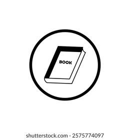 Single Book icon, Various Books Vector Drawing Unique Icon, closed book icon clip vector illustration, e-book, back to school, library sign, Study