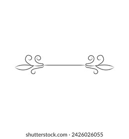 Single Border Design element Vector design