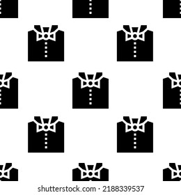 Single Bow tie pattern. Bow tie concept. filled trendy Vector seamless Pattern, background, wallpaper