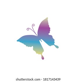 Single butterfly vector illustration. Butterfly art for greeting cards, invitations, decorations and other designs